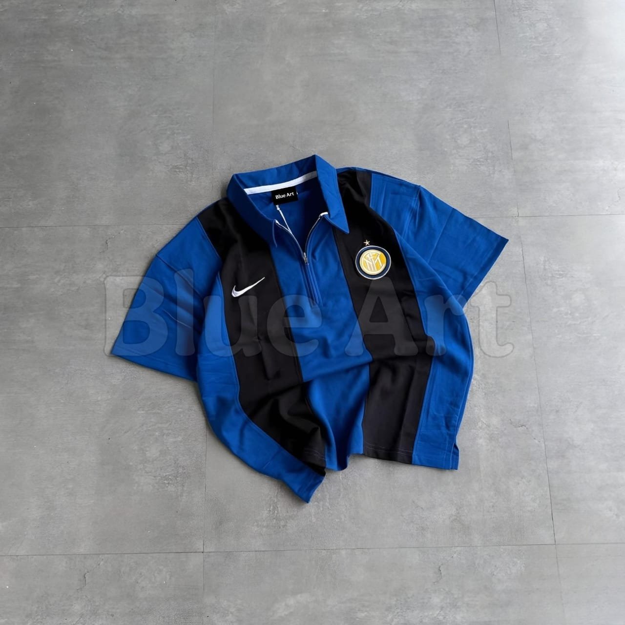 WhatsApp Image 2025-09-03 at 00.39.43_2c13a4c5 Premium Club Heritage Polo – Half-Zip Retro Knit - Image 1