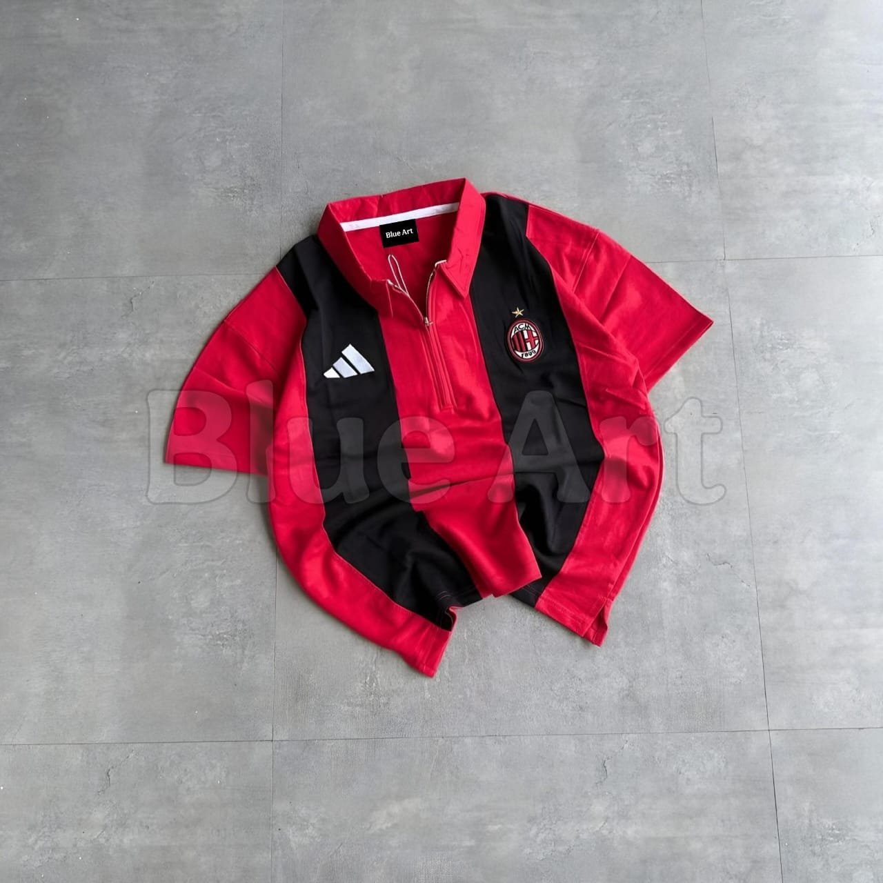 WhatsApp Image 2025-09-03 at 00.39.44_e46a8109 Premium Club Heritage Polo – Half-Zip Retro Knit - Image 6