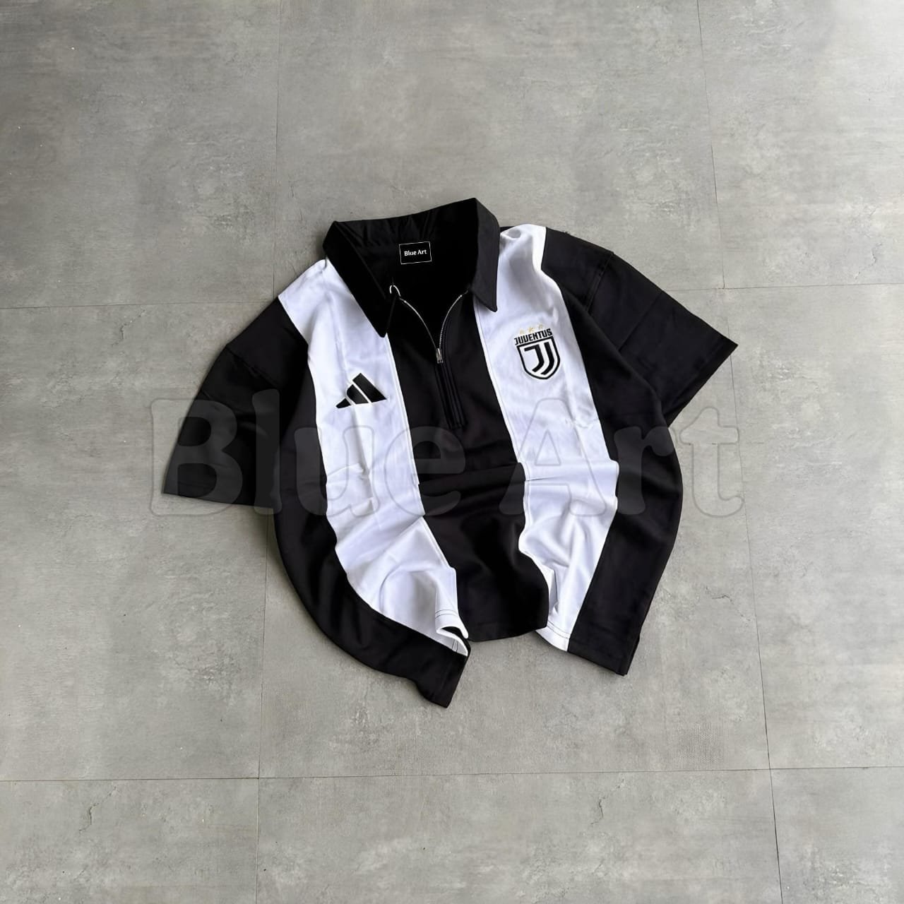 WhatsApp Image 2025-09-03 at 00.39.45_b2702177 Premium Club Heritage Polo – Half-Zip Retro Knit - Image 2