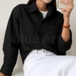 Elegant Classic Cotton Button-Down Shirt – Modern Girls Collection