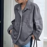 Elegant Classic Cotton Button-Down Shirt – Modern Girls Collection - Image 2