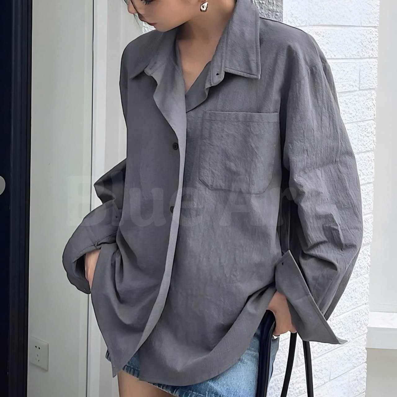 WhatsApp Image 2025-09-03 at 00.42.25_640cc8f4 Elegant Classic Cotton Button-Down Shirt – Modern Girls Collection - Image 2