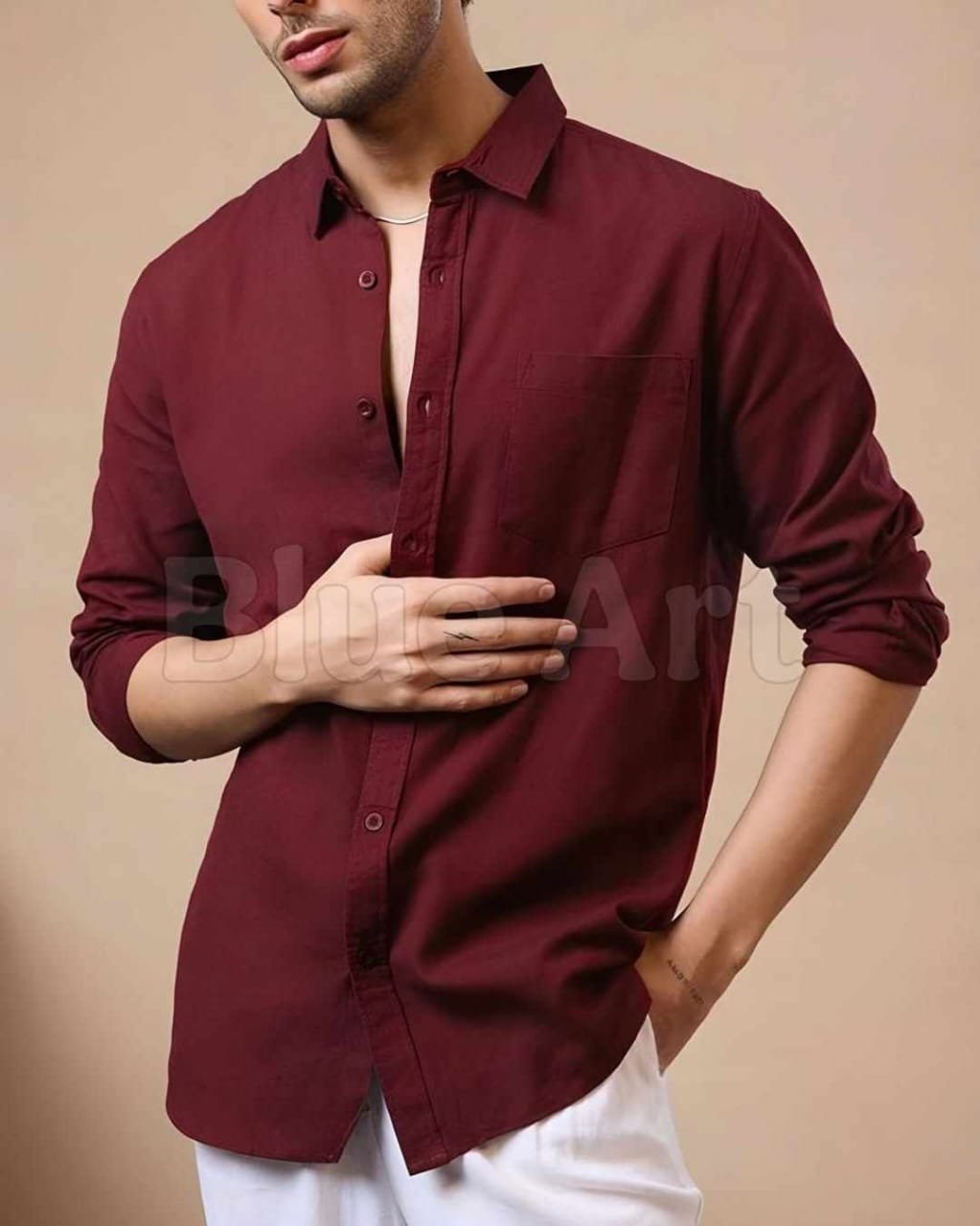 WhatsApp Image 2025-09-03 at 01.05.51_5e7d5d2f Modern Gentleman Shirt – Premium Cotton, Button-Down Classic - Image 1