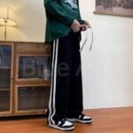 Striped Baggy Pants – Korean Street Style! - Image 2