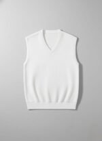 Men's V-Neck Knit Sweater Vest - Image 4