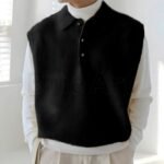 Premium Knit Polo Vest