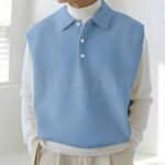 Premium Knit Polo Vest - Image 4
