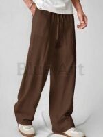 Soft & Premium Cotton Straight Leg Pants For Daily Comfort - Image 4