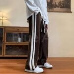 Striped Baggy Pants – Korean Street Style! - Image 3