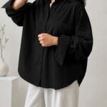 Premium Oxford Cotton Loose Fit Ladies Shirt
