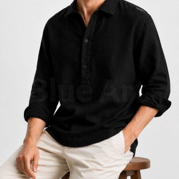 Oxford Cotton Pullover Shirt