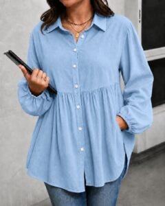 Liora Everyday Babydoll Shirt - Image 6